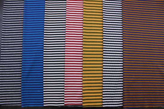 絲光色織、提花、彩條